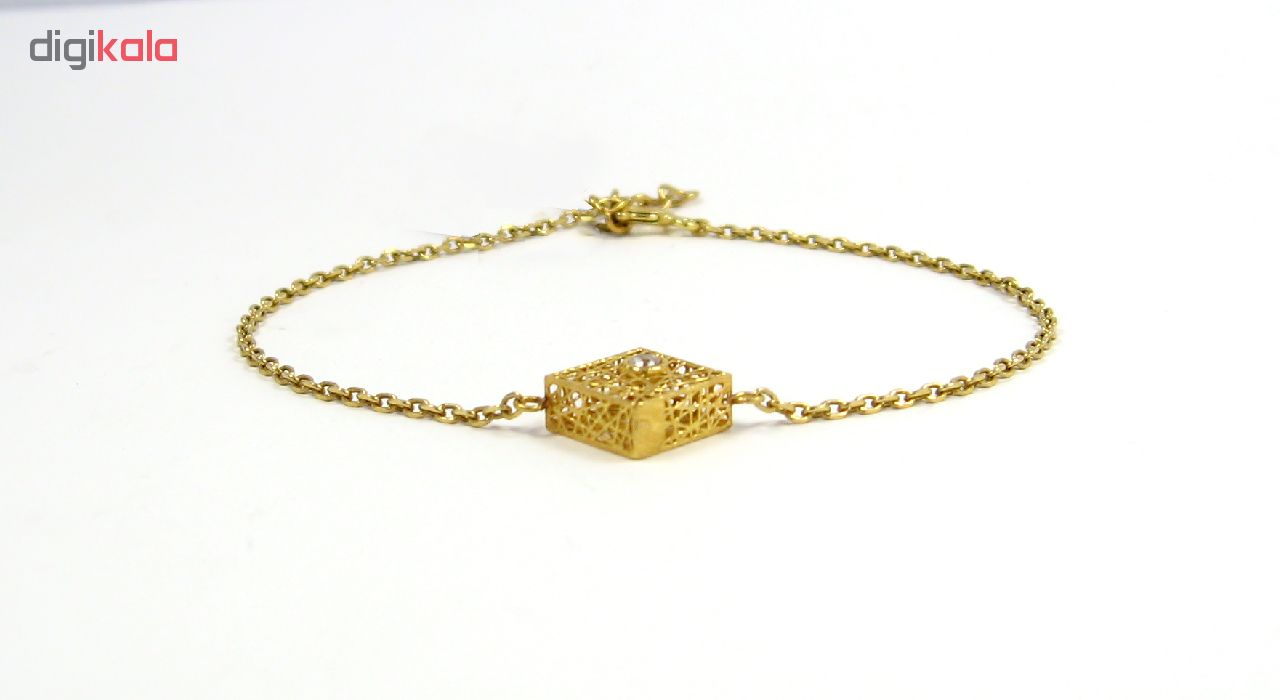 دستبند طلا 18 عیار زنانه مانچو کد BFGS007 -  - 4