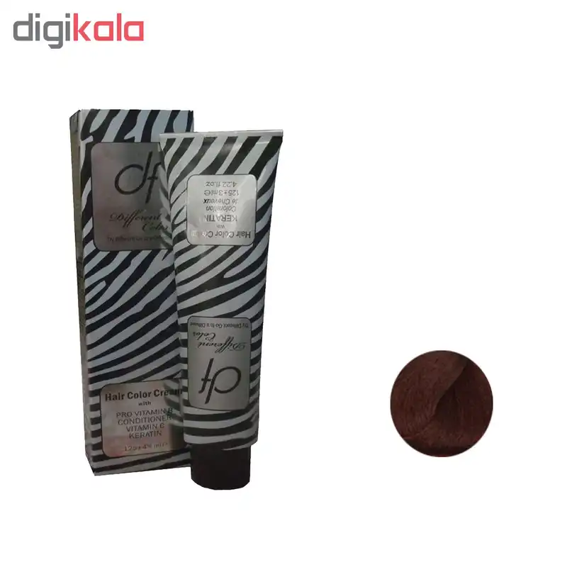 رنگ مو دیفرنت شماره F.4 حجم 125 میلی لیتر رنگ دارچینی