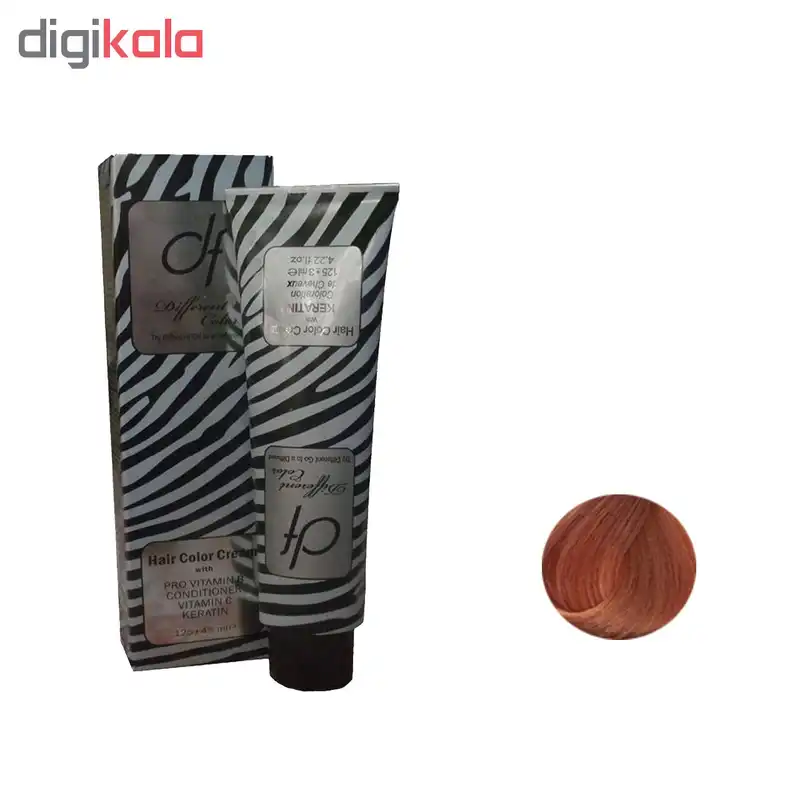 رنگ مو دیفرنت شماره F.6 حجم 125 میلی لیتر رنگ تافی