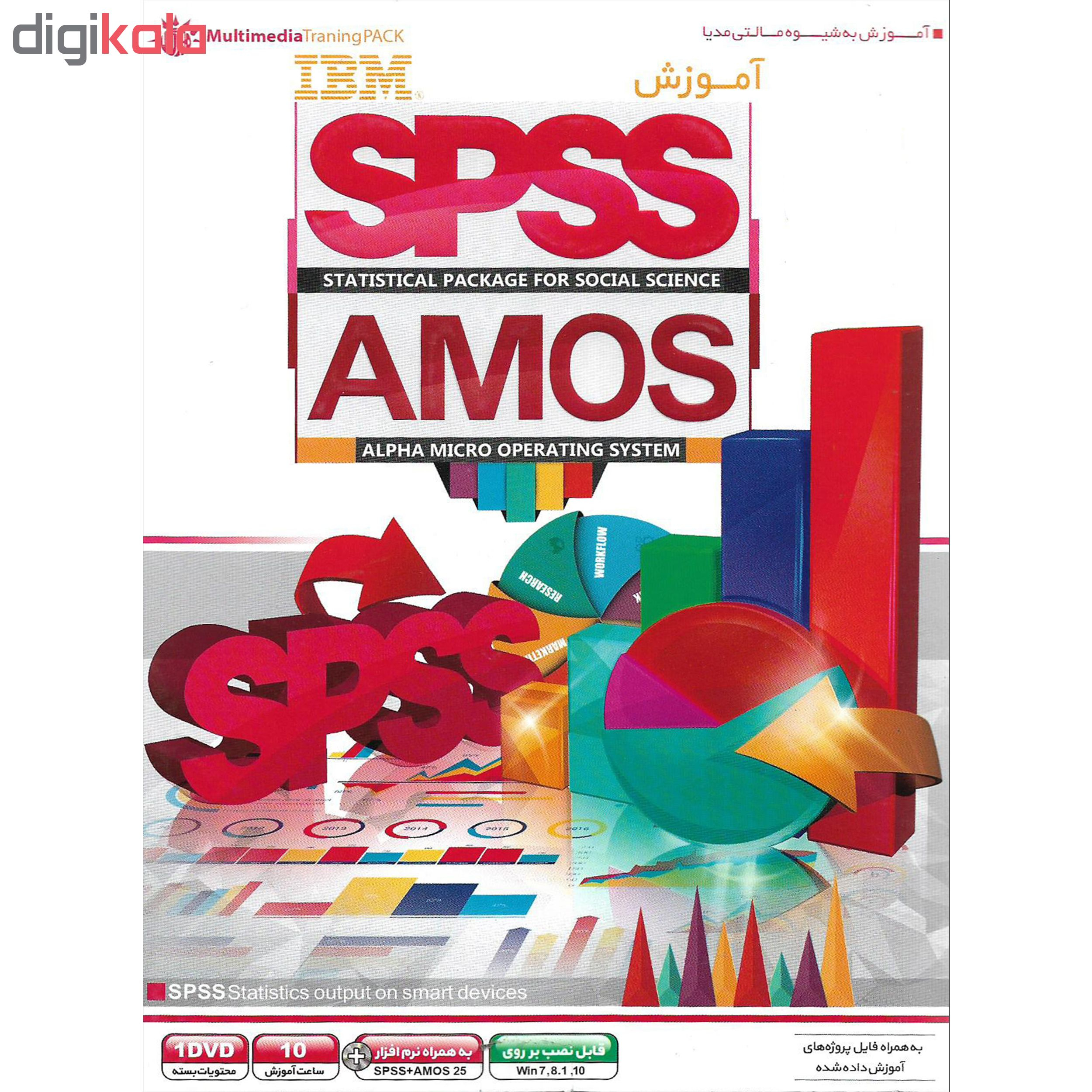 نرم افزار آموزش SPSS نشر پدیده به همراه نرم افزار SPSS نشر مهرگان