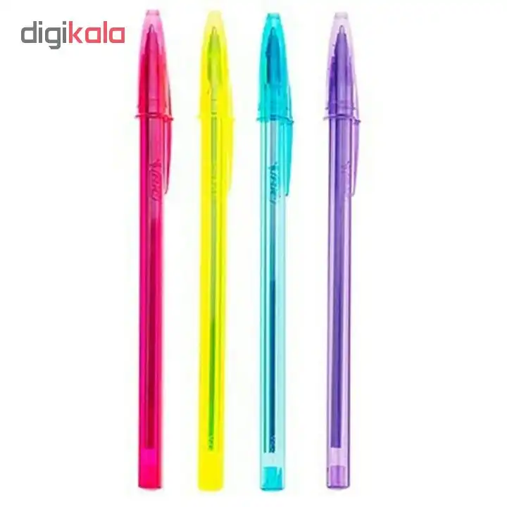 خودکار بیک مدل Cristal Soft and Fashion - بسته 4 عددی