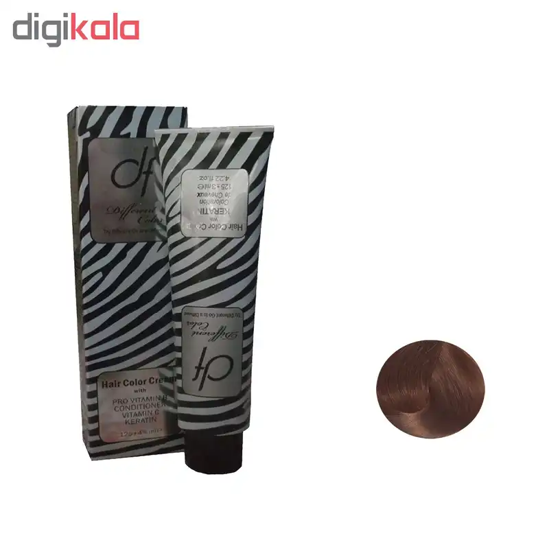 رنگ مو دیفرنت شماره 8.0 حجم 125 میلی لیتر رنگ بلوند روشن