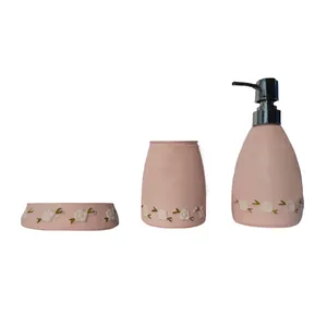 ست سرویس بهداشتی 3 پارچه طرح گل