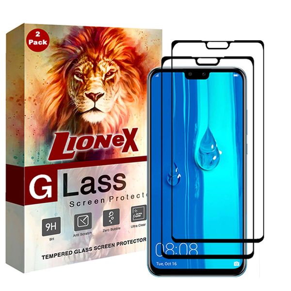 محافظ صفحه نمایش 5D لایونکس مدل USS مناسب برای گوشی موبایل هوآوی Y9 2019 بسته دو عددی محافظ صفحه نمایش 5D لایونکس مدل USS مناسب برای گوشی موبایل هوآوی Y9 2019 بسته دو عددی