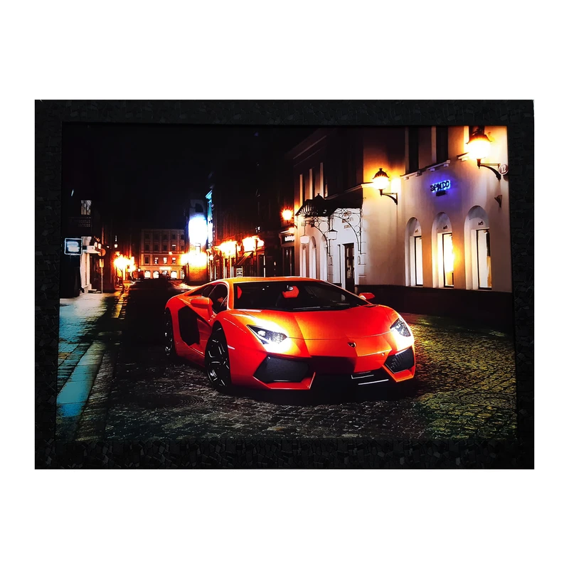 تابلو نوری طرح ماشین لامبورگینی کد sh-209