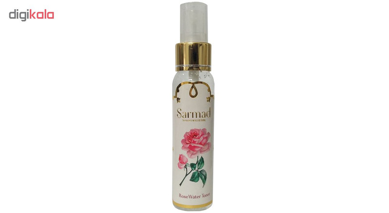 تونر پاک کننده صورت سرمد مدل ROSE WATER حجم 60 میلی لیتر