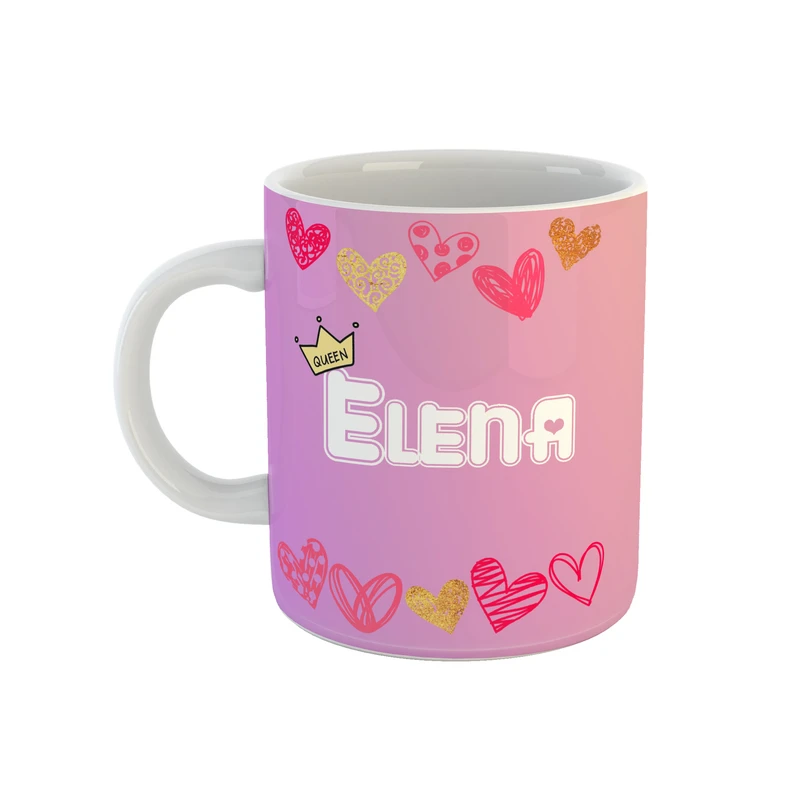 ماگ طرح تک شاخ مدل النا