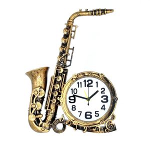 ساعت رومیزی طرح ساکسیفون کد 02-110