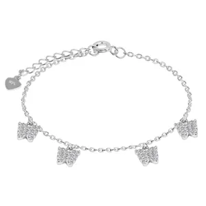 دستبند نقره زنانه اقلیمه کد DN455