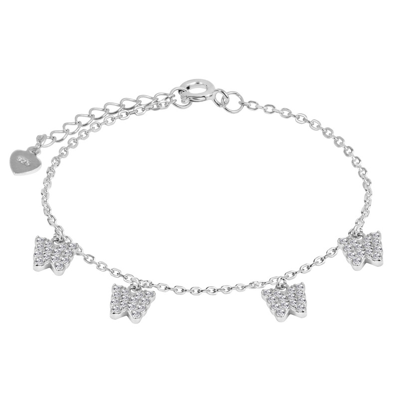 دستبند نقره زنانه اقلیمه کد DN455