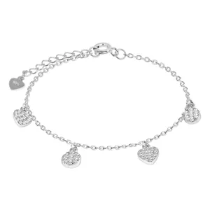 دستبند نقره زنانه اقلیمه کد DN456