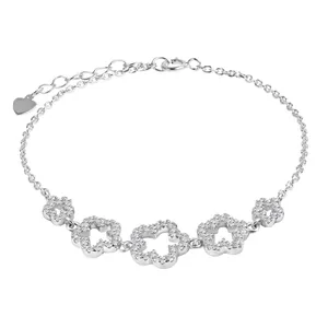 دستبند نقره زنانه اقلیمه کد DN457