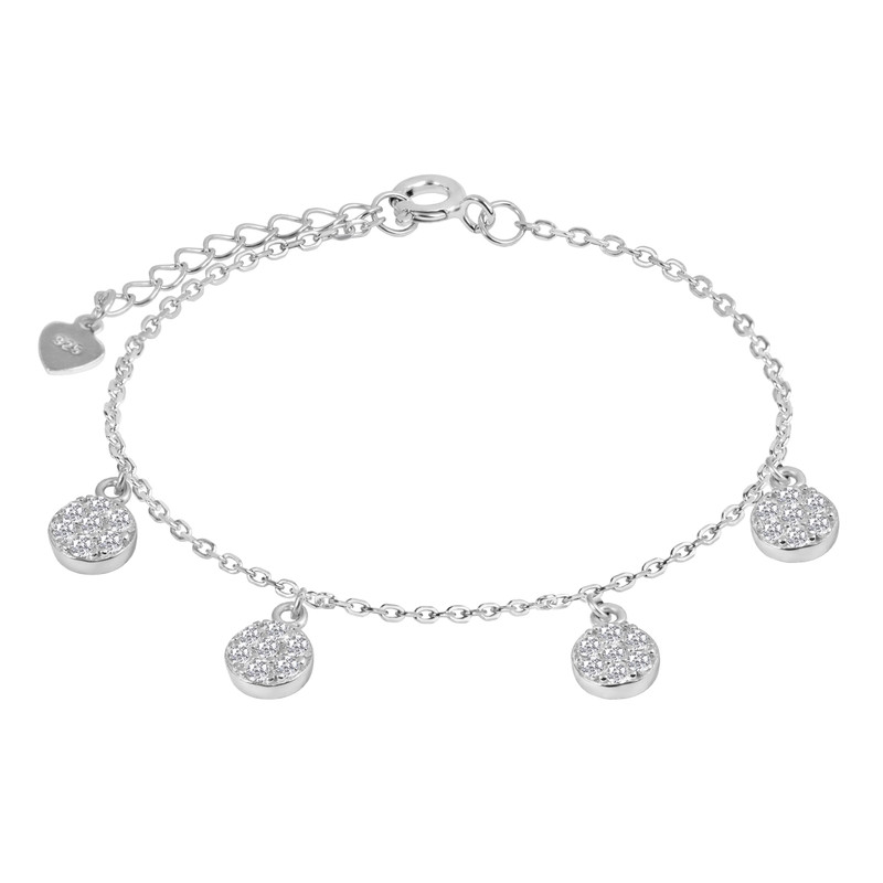 دستبند نقره زنانه اقلیمه کد DN458