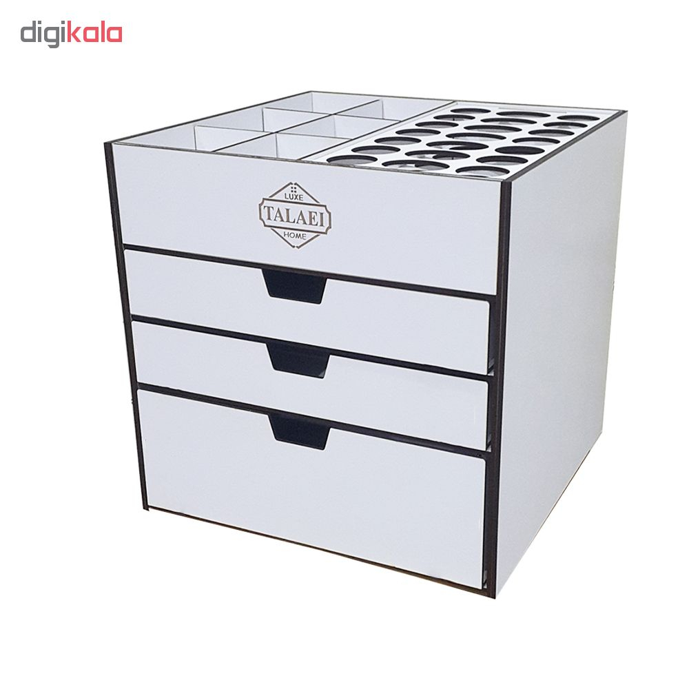 استند لوزام آرایشی لوکس طلائی مدل 002