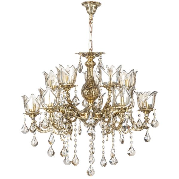 لوستر 15 شعله چشمه نور کد C2996.5+10-BO