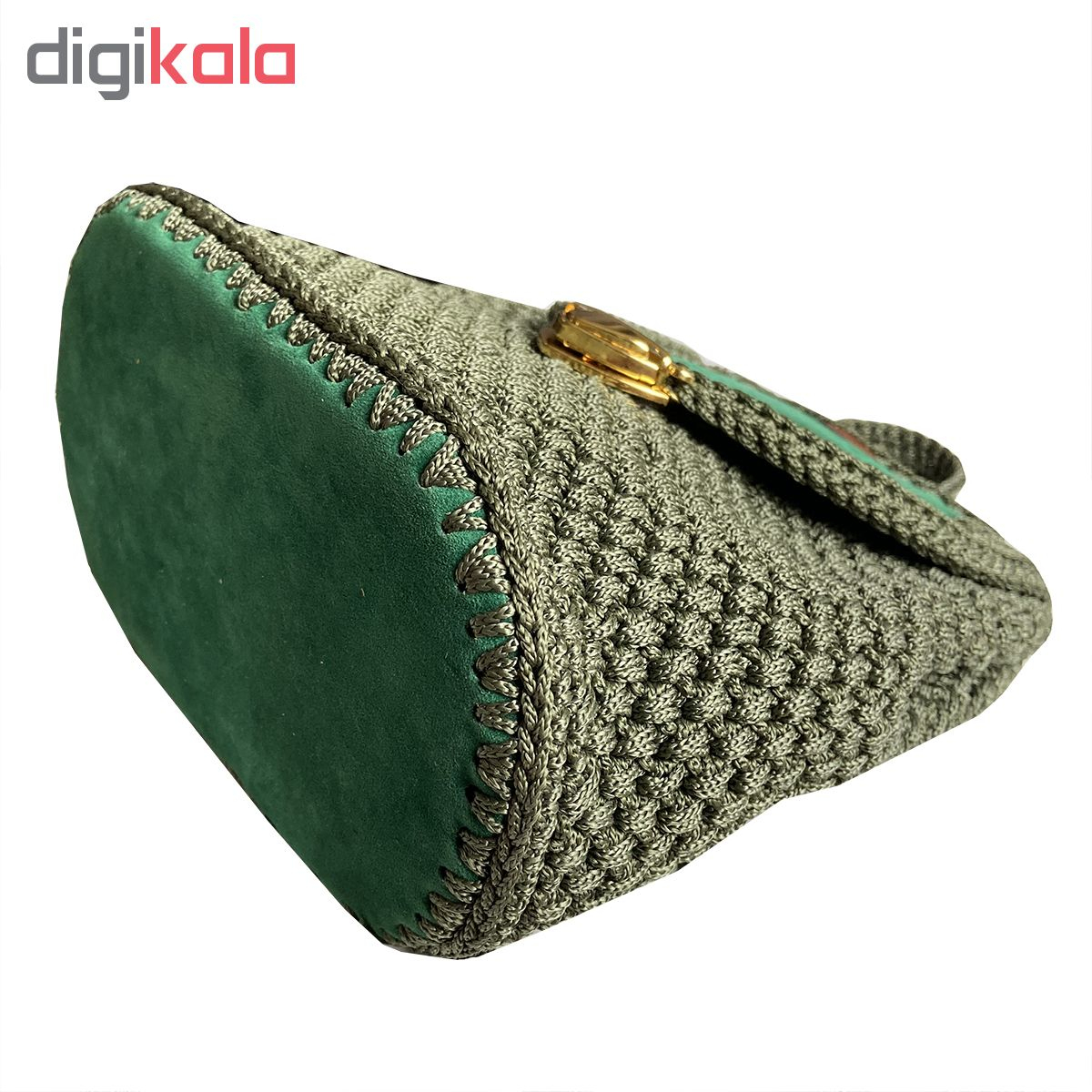 کیف بافتنی برفی کد 1005