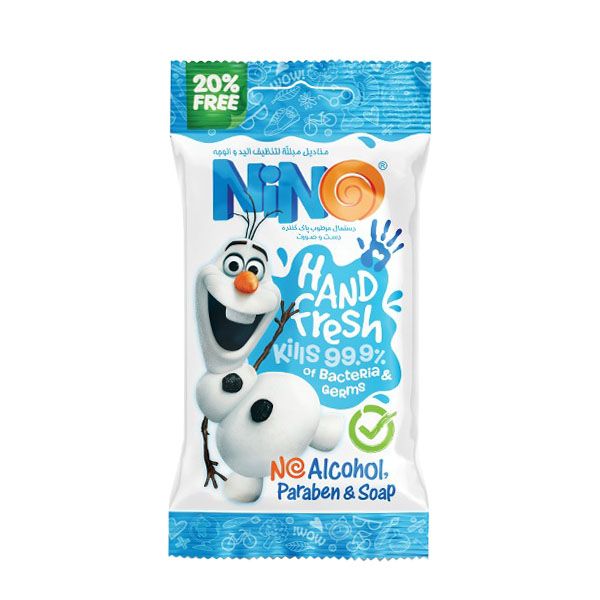 دستمال مرطوب کودک نینو کد 847 بسته 10 عددی