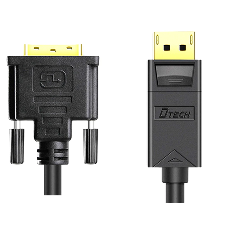 کابل تبدیل Display port به DVI دیتک مدل DT-CU0306 طول 1.8 متر