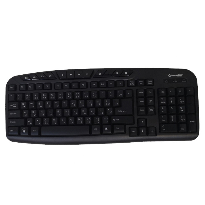 کیبورد ویستاک مدل K 7510 با حروف فارسی