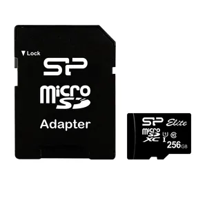 کارت حافظه microSDXC سیلیکون پاور مدل Elite کلاس 10 استاندارد UHS-I U1 سرعت 85MBps ظرفیت 256 گیگابایت به همراه آداپتور SD 