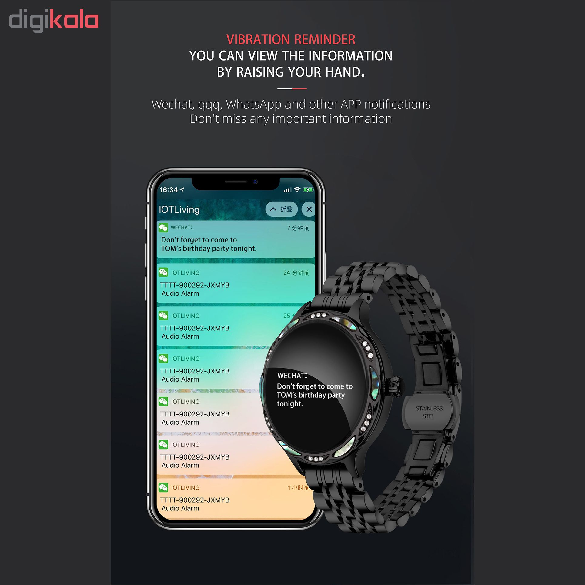 مشخصات، قیمت و خرید ساعت هوشمند مدل m9 | دیجی\u200cکالا