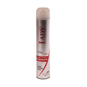 اسپری حالت دهنده مو لیدی مدل Super Strong حجم 500 میلی لیتر