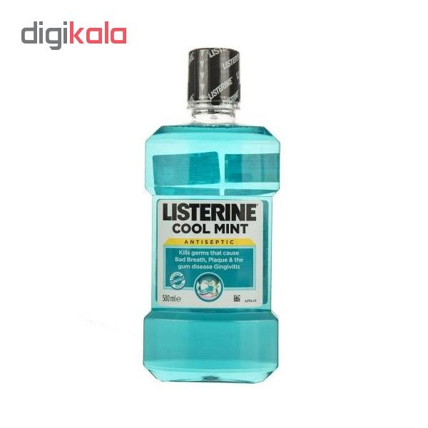 دهان شویه لیسترین مدل Cool Mint حجم 500 میلی لیتر