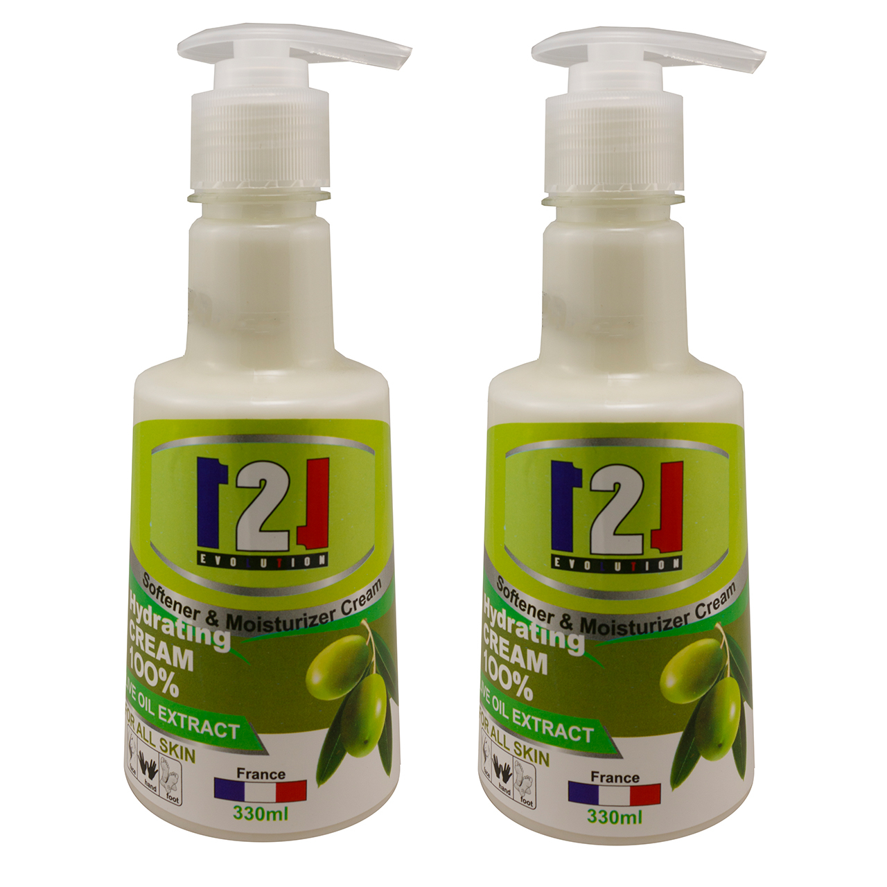 کرم مرطوب کننده 121 مدل OLIVE OIL حجم 330 میلی لیتر مجموعه 2 عددی