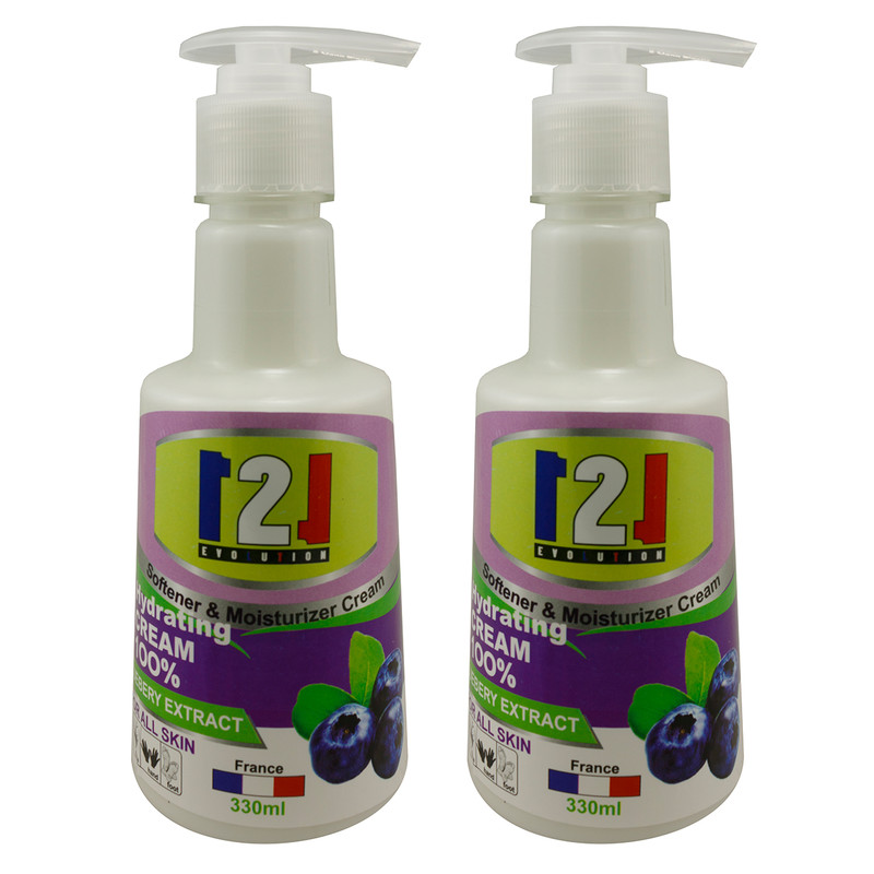 کرم مرطوب کننده 121 مدل BLUEBERY حجم 330 میلی لیتر مجموعه 2 عددی