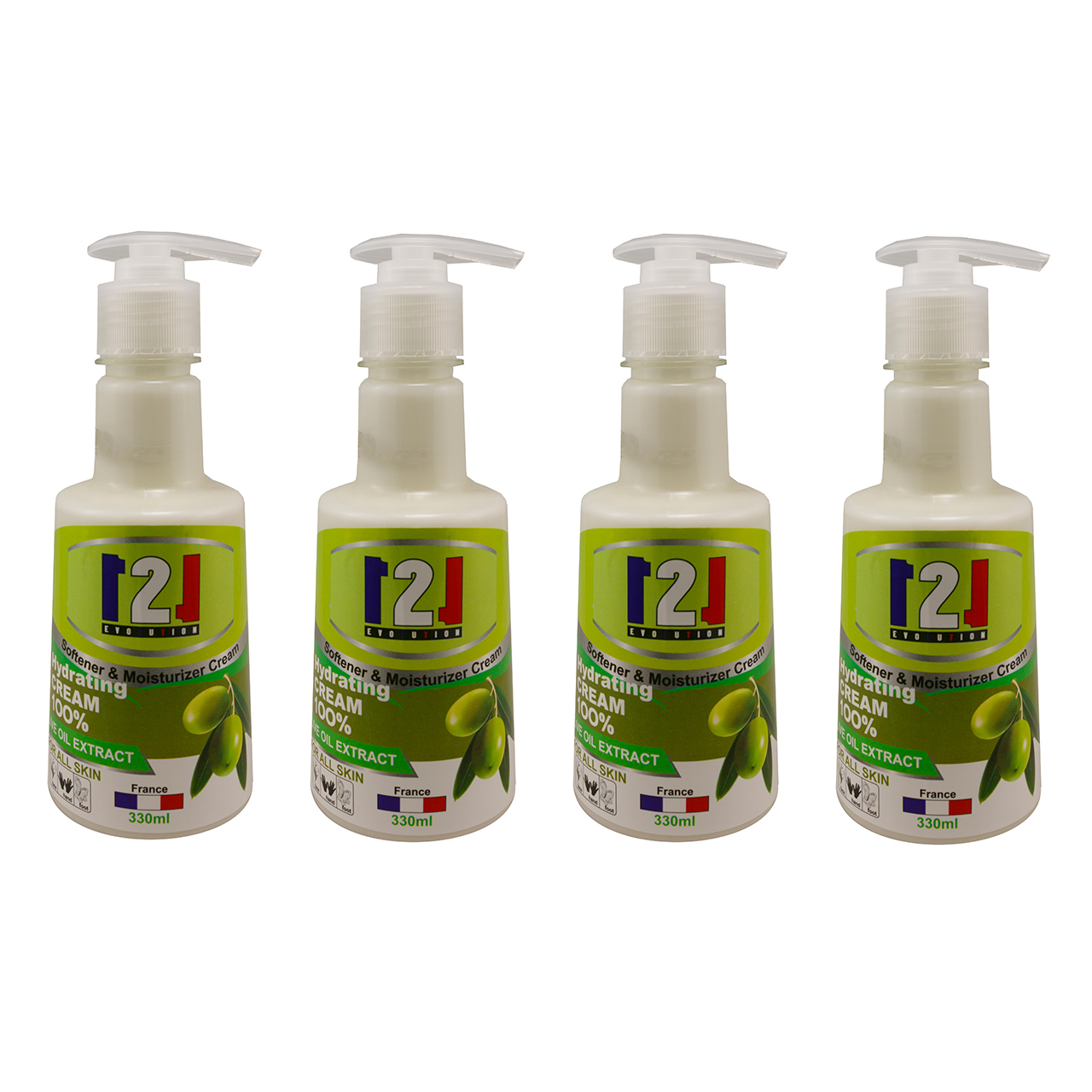 کرم مرطوب کننده 121 مدل OLIVE OIL حجم 330 میلی لیتر مجموعه 4 عددی