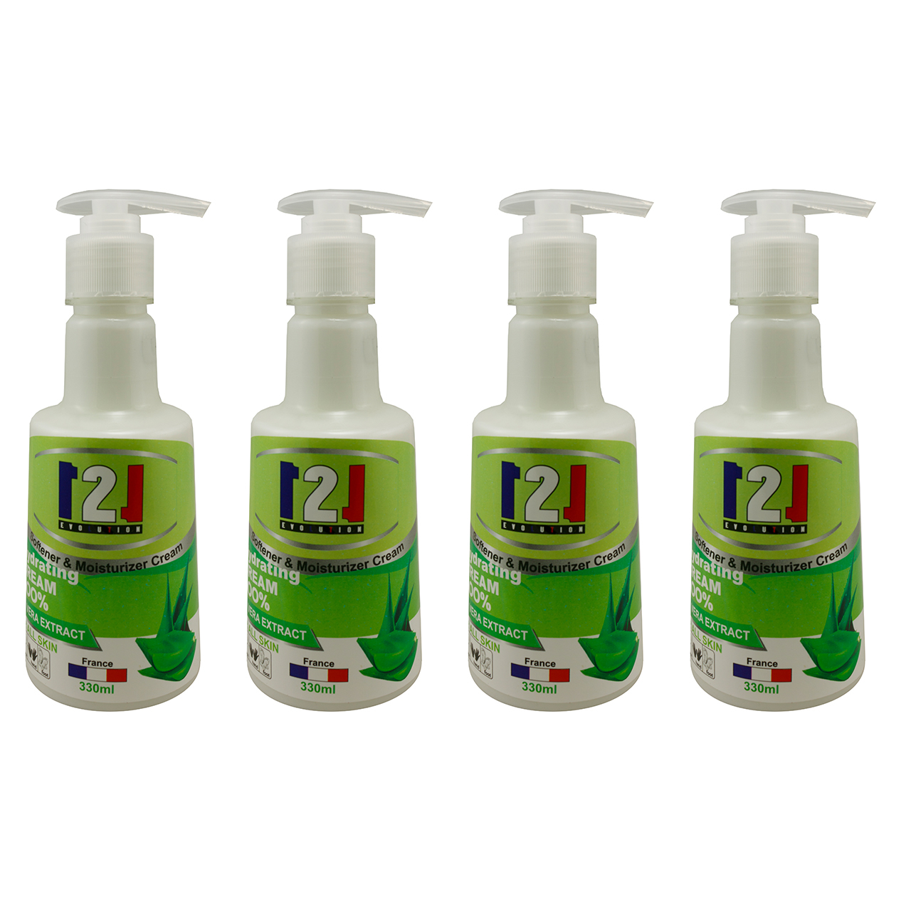 کرم مرطوب کننده 121 مدل ALOEVERA حجم 330 میلی لیتر مجموعه 4 عددی