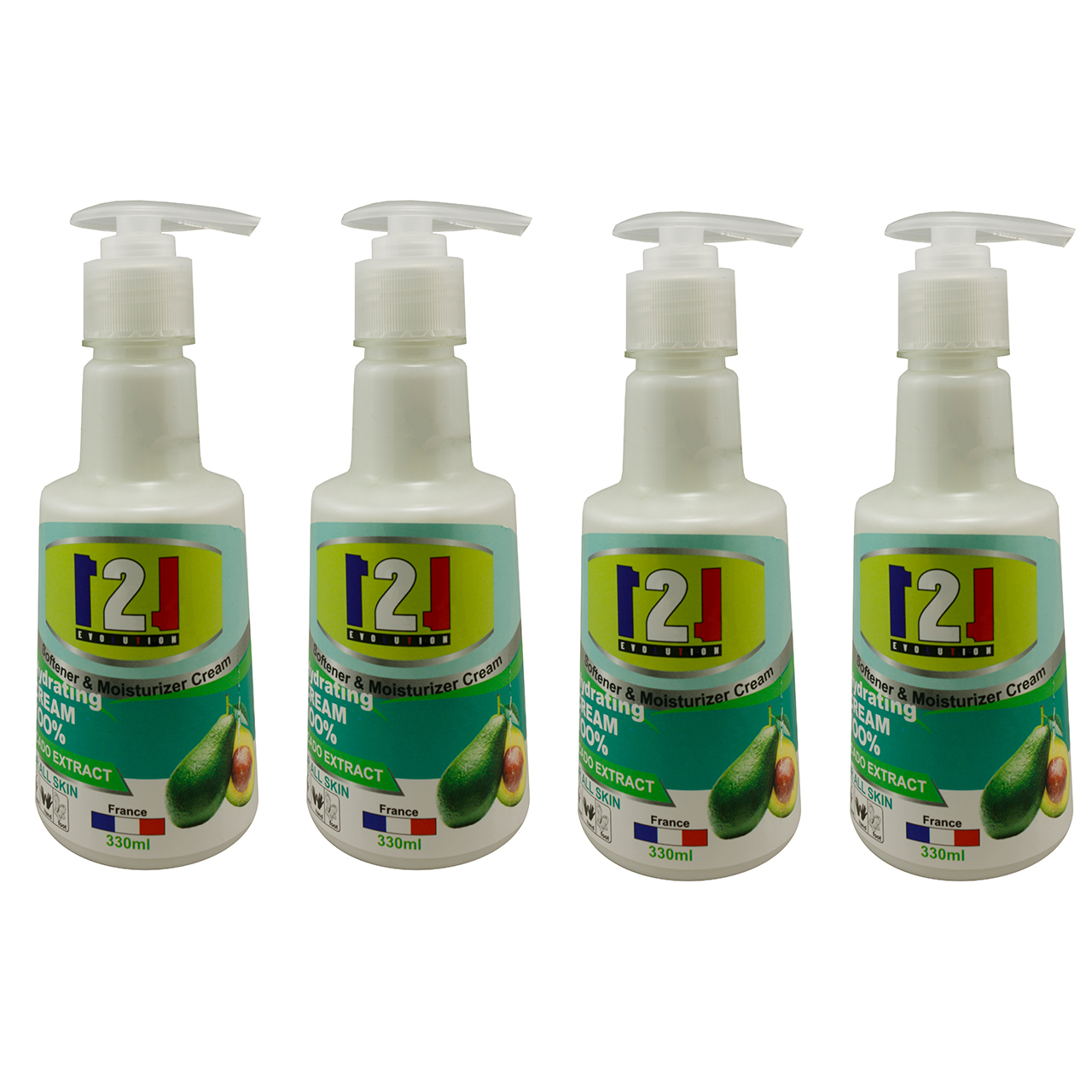 کرم مرطوب کننده 121 مدل AVOCADO حجم 330 میلی لیتر مجموعه 4 عددی