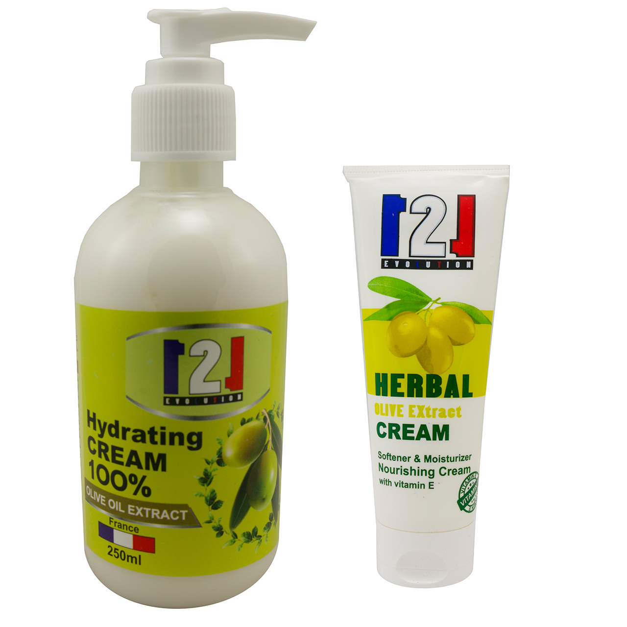 کرم مرطوب کننده 121 مدل OLIVE OIL حجم 250 میلی لیتر به همراه کرم مرطوب کننده حجم 75 میلی لیتر