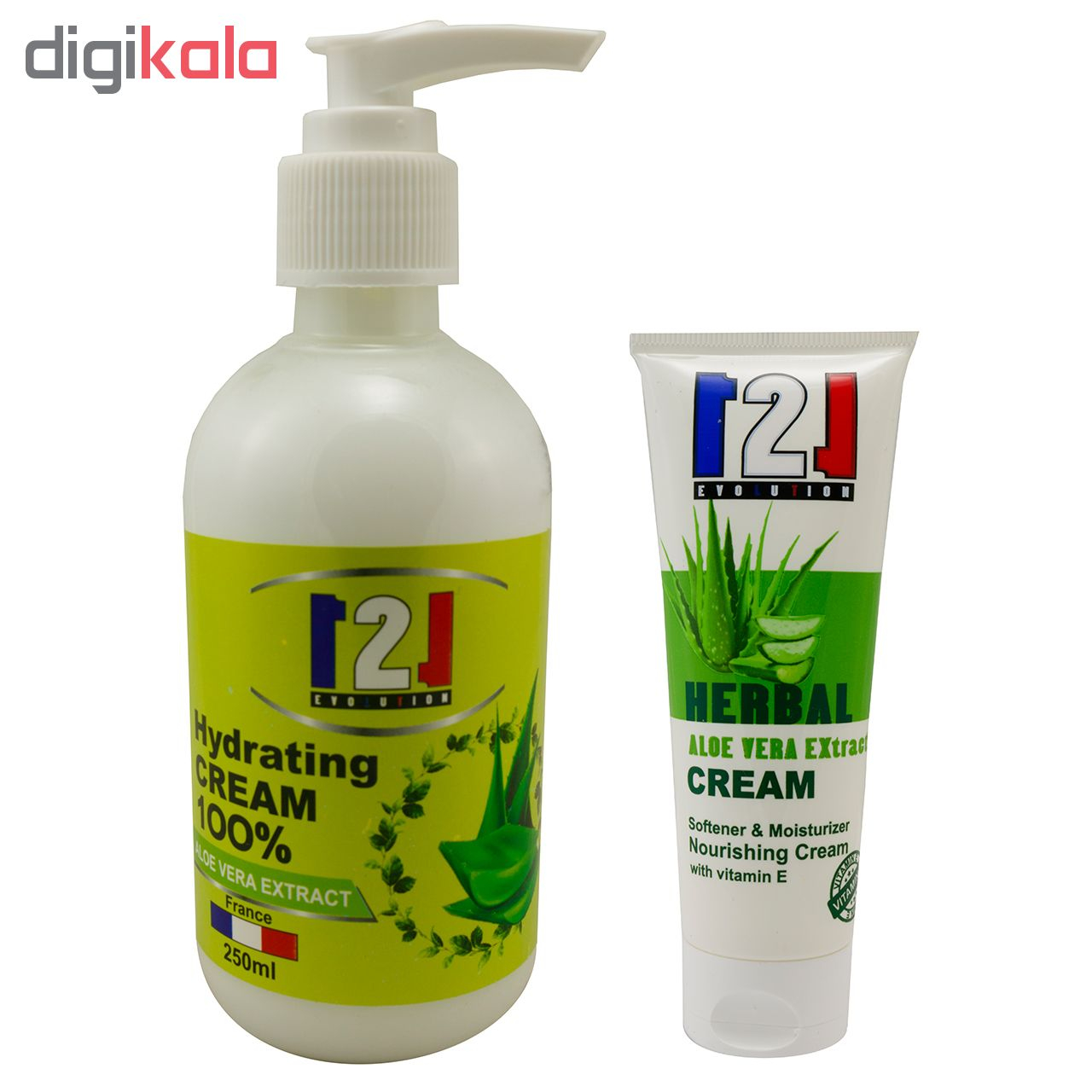 کرم مرطوب کننده 121 مدل ALOEVERA حجم 250 میلی لیتر به همراه کرم مرطوب کننده حجم 75 میلی لیتر