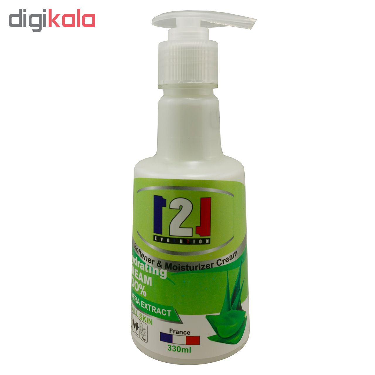 کرم مرطوب کننده 121 مدل ALOEVERA حجم 330 میلی لیتر به همراه کرم مرطوب کننده حجم 75 میلی لیتر