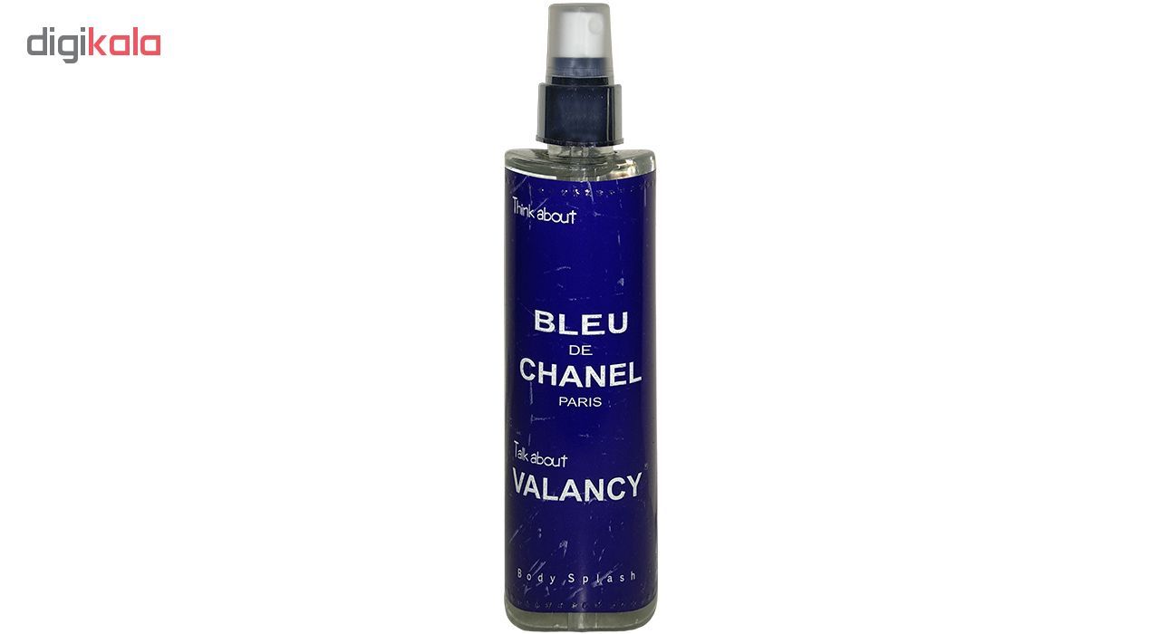 بادی اسپلش مردانه والانسی مدل Bleu De Chanel حجم 200 میلی لیتر -  - 2