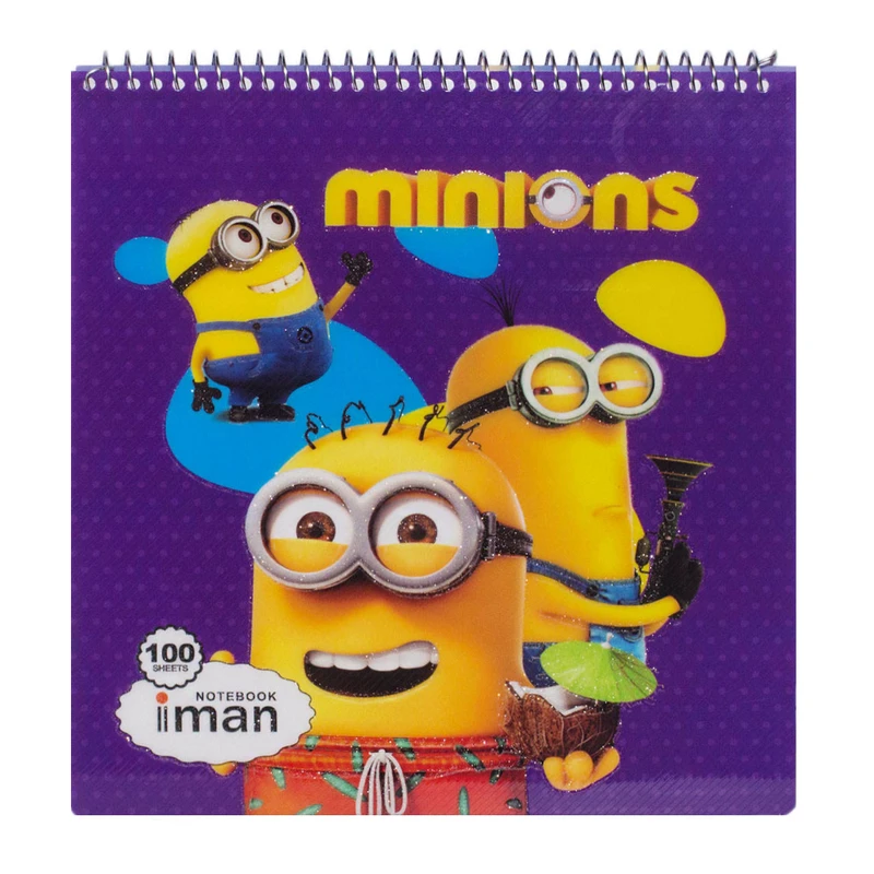 دفتر نقاشی 100 برگ ایمان کد E06