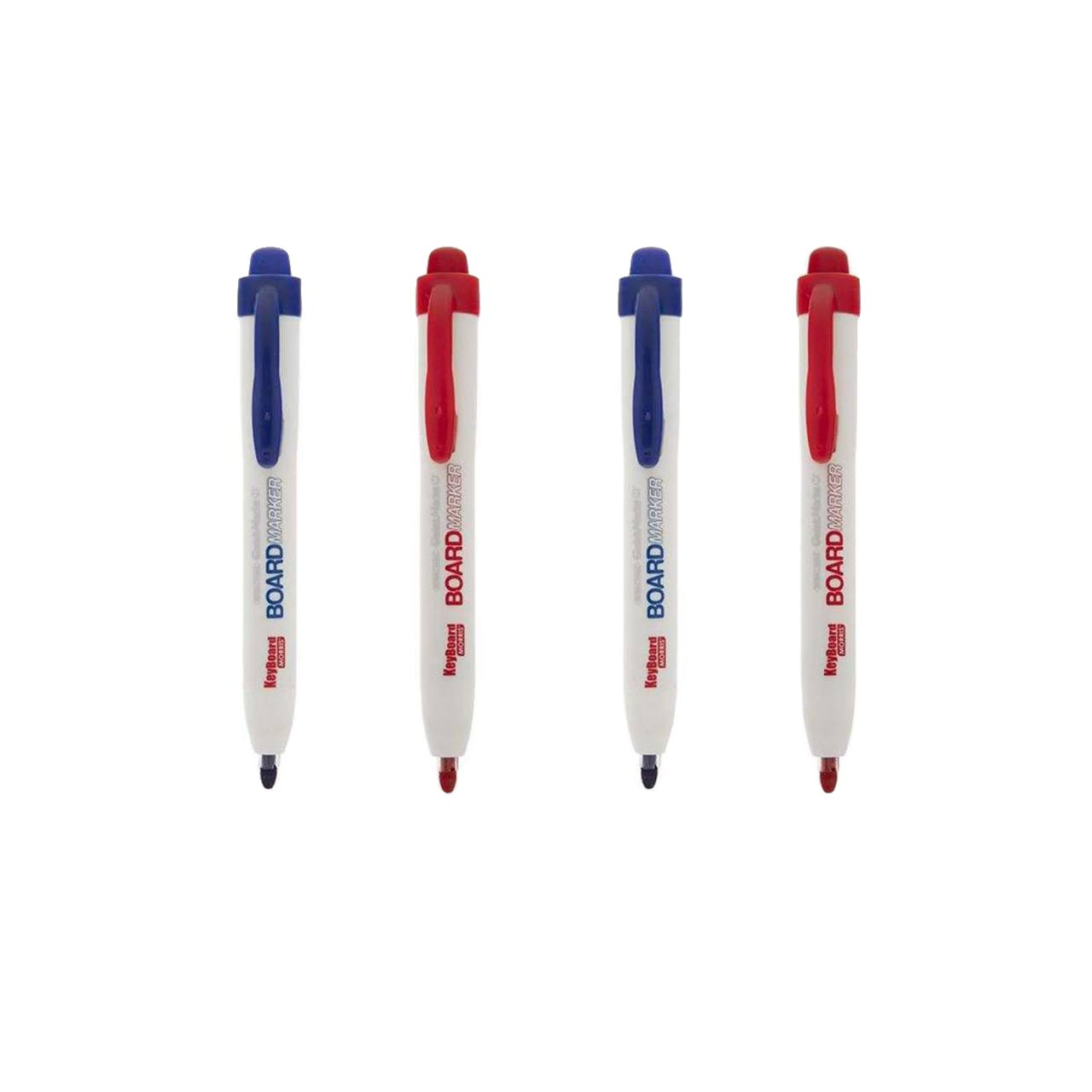 ماژیک وایت برد کیبورد موریس مدل Quick Marks بسته 4 عددی