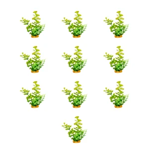 گیاه مصنوعی آکواریوم کد 80 بسته 10 عددی