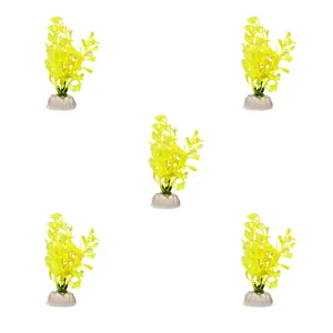 گیاه مصنوعی آکواریوم کد 81207 بسته 5 عددی