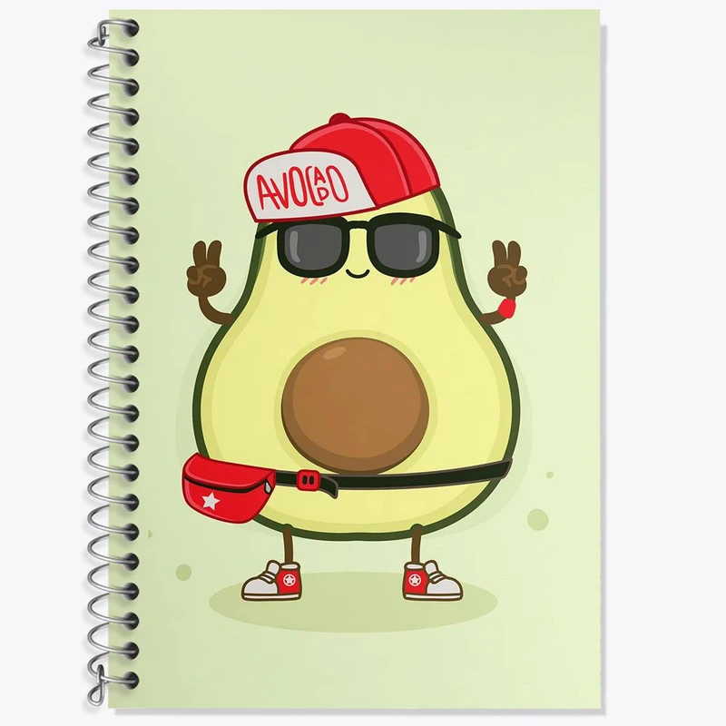 دفتر لغت 50 برگ خندالو مدل آووکادو کد 29582