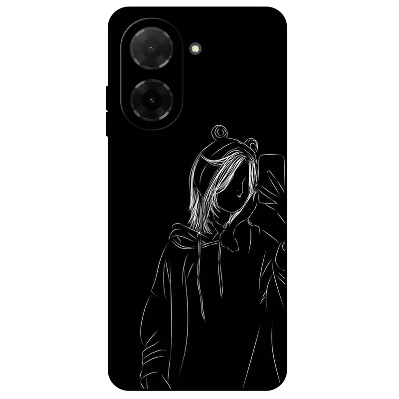 کاور مگافون طرح دخترانه مدل 1841 مناسب برای گوشی موبایل شیائومی Redmi A5 4G