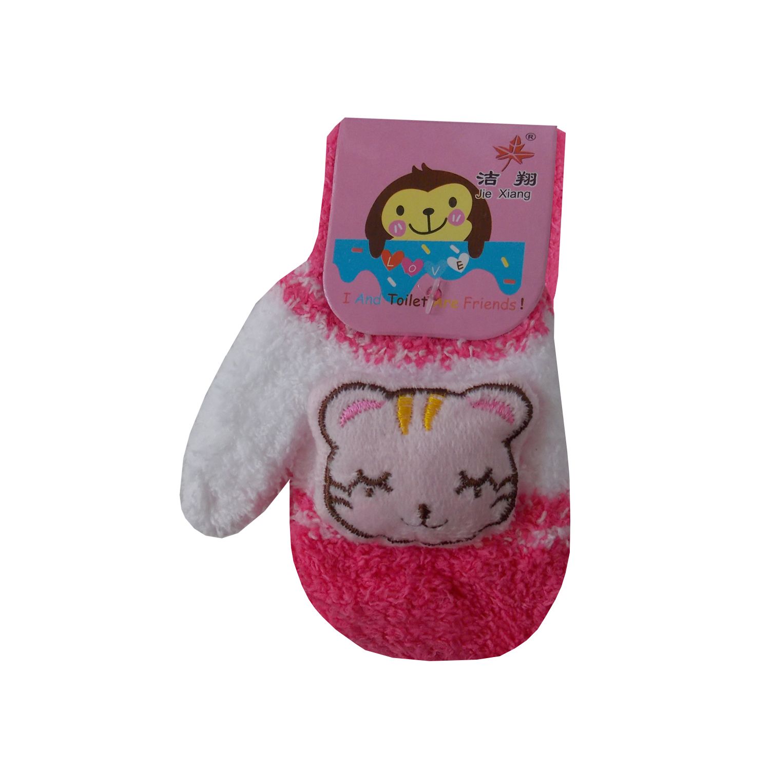 دستکش دخترانه طرح عروسک کد GO-20709 -  - 1