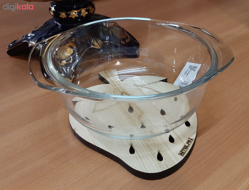 زیر قابلمه ای تلن طرح توت فرنگی