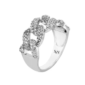 انگشتر نقره زنانه مد و کلاس کد 1000445-7