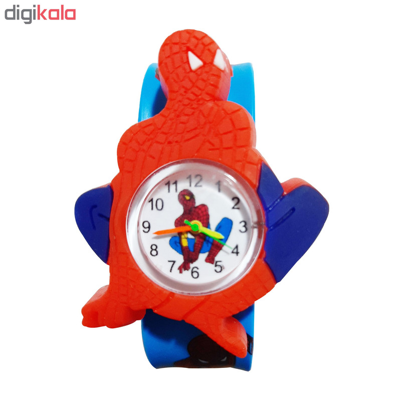 ساعت مچی عقربه ای طرح اسپایدر من کد 0002