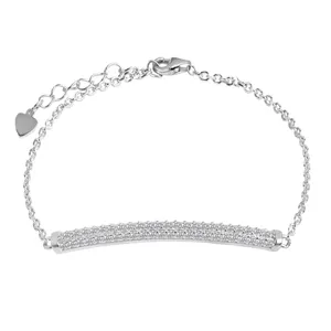 دستبند نقره زنانه اقلیمه کد DN448