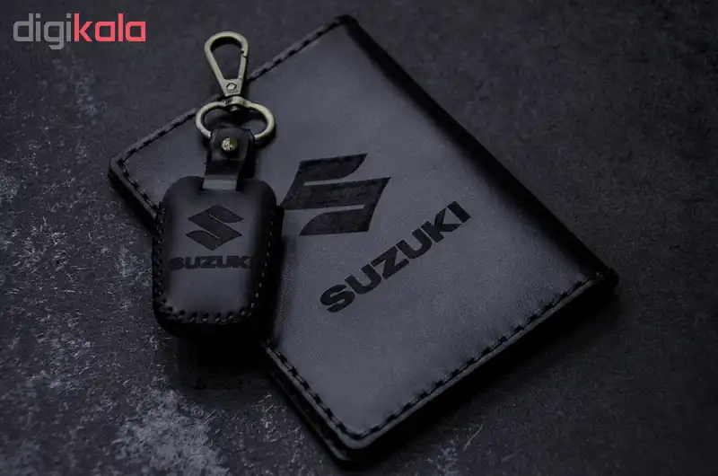 ست هدیه چرمینه اسپرت طرح سوزوکی کد 50027-B