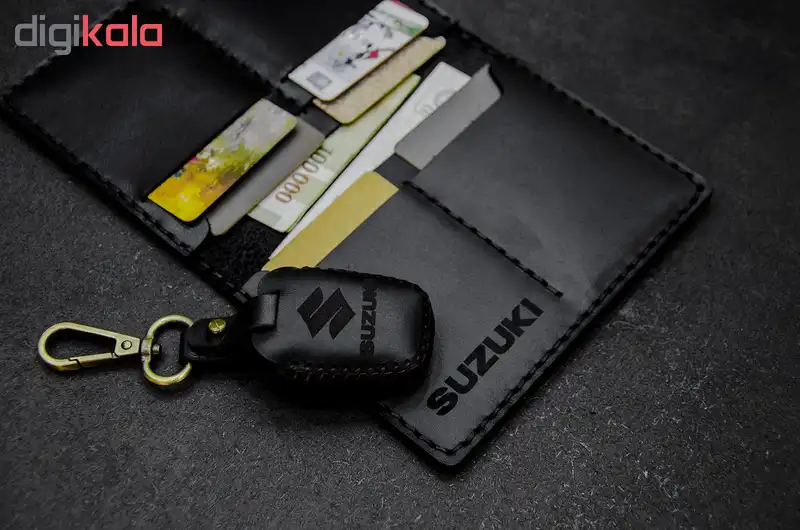ست هدیه چرمینه اسپرت طرح سوزوکی کد 50027-B