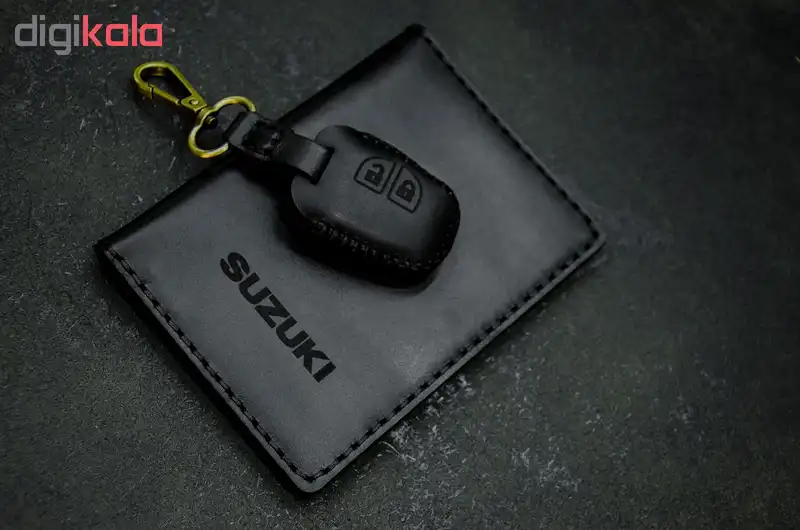 ست هدیه چرمینه اسپرت طرح سوزوکی کد 50027-B